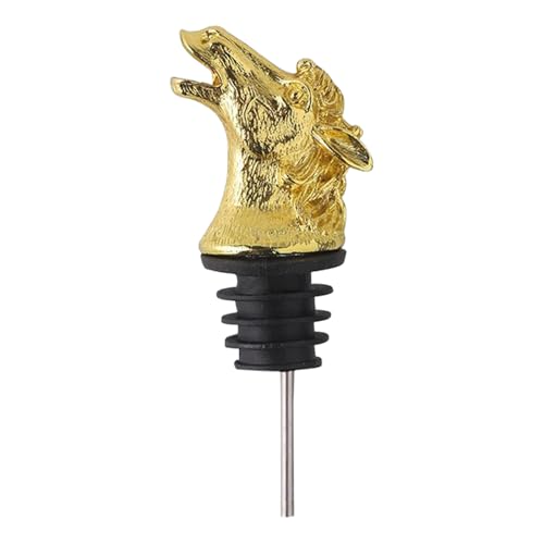 XUQEAYWD Vertedor para Vino | Tapón Y Vertedor para Whisky Estilo Caballo Y Vino Tinto,Hermético Dispensador De Bebidas Accesorios De Bar para Vodka Whisky Champán Cóctel Fiesta Boda XUQEAYWD Vertedor para Vino | Tapón Y Vertedor para Whisky Estilo Caballo Y Vino Tinto,Hermético Dispensador De Bebidas Accesorios De Bar para Vodka Whisky Champán Cóctel Fiesta Boda