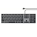 Produktbild SATECHI Aluminium USB Kabelgebundene Tastatur mit Ziffernblock  Für M2/ M1 MacBook Pro/Air, M2/ M1 iPad Pro/Air, M2 Mac Mini, iMac M1 (US-englisches Layout, Space Grau)