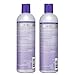 Jhirmack Silver Brightening Purple Shampoo and Conditioner Set for all types of silver, grey, and blonde hair