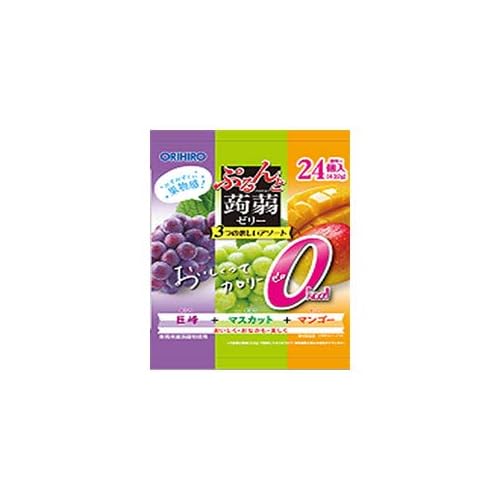 オリヒロ ぷるんと蒟蒻ゼリーパウチ 大袋 巨峰+マスカット+マンゴー