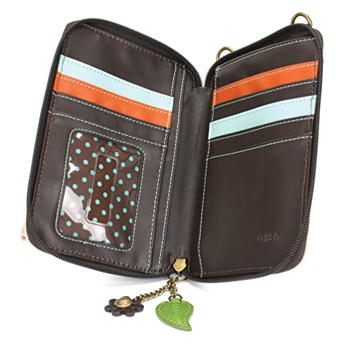 Image of CHALA Wallet Crossbody Cell Phone Purse - Women Faux Leather Multicolor Handbag with Adjustable Strap