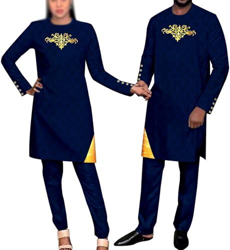 Costume imprimé africain confortable pour couple : finissez-en avec les vêtements rigides