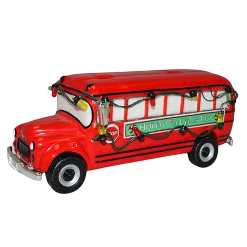 Department 56 Snow Village Christmas Lights Tour Bush Lighted Accessory Figurine