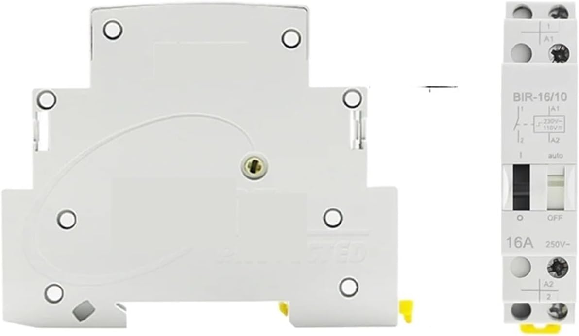 1pcs 16A AC230V DC110V 24V Dual Voltage Impulse Relay Electric Pulse Control Relay Auto Control Relay(AC24V - DC12V)