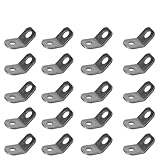 FRAOMHFW 20PCS 135 Grad 1,5mm Dicke Verzinkung Eisen Material Metall Ecke Halterung for Board Connect Anti-Kipp Strap verbinden