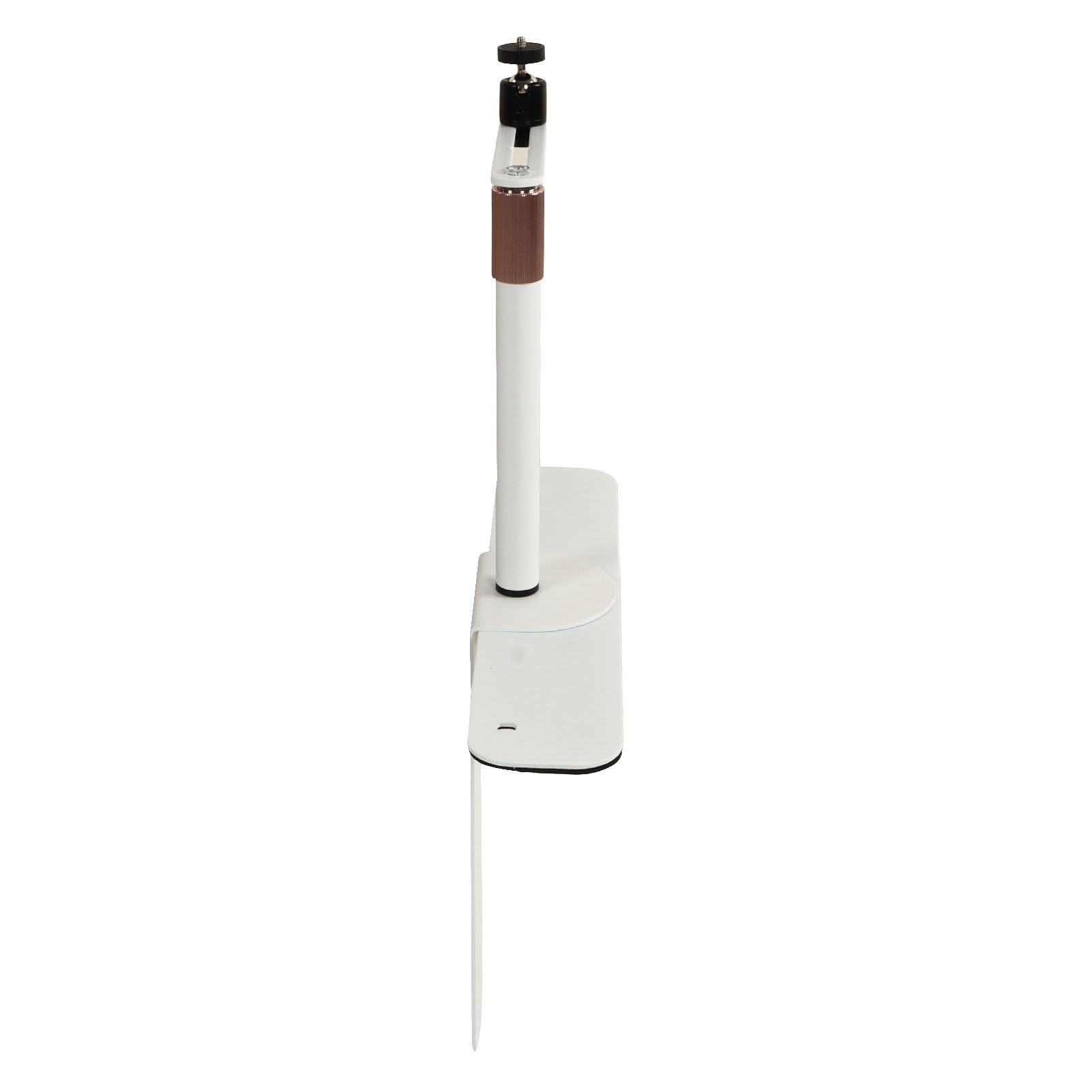 Supporto per Proiettore Comodino Divano Base per Montaggio per Proiettore, Supporto per Staffa per Proiettore Laterale da Tavolo Regolabile a 360 Gradi Supporto a Parete, (Bianco)