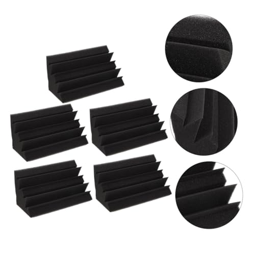 Paneles Acústicos BESPORTBLE 10 piezas para absorción de sonido de baja frecuencia, Acolchado para pared para insonorización en estudio, oficina y gimnasio miniatura 2