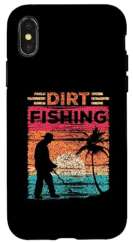 泥釣り探知機 金属探知機 ホビー スマホケース iPhone X/XS 用