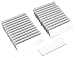 ExcelMark Blank Name Tag/Badge with Pin - White - 1" x 3" (25 Pack)