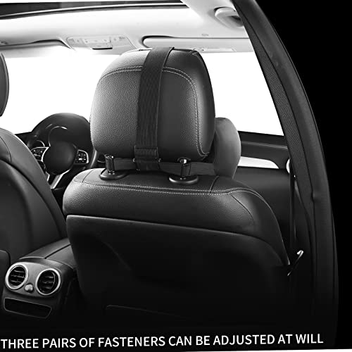 Yonugli Car Neck & Back Pillow Set 2 Copies - For Driving Cervical And Lumbar Support To Relieve Fatigue Car Memory Foam Neck Headrest Pillow, Ergonomic Design, Adjustable Height T-Belt(Orange) #TOP6