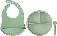 Buba, Kit Refeição Em Silicone Verde
