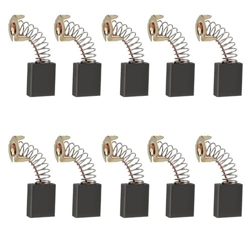 10pcs carbon brushes for electric motor,Carbon Motor Brushes,Escobillas de carbón para moto,6.5x13.5x18mm,pour Angular Amoladora Mesa Sierra Taladro de Mano,Replacement Spare for Power Tools