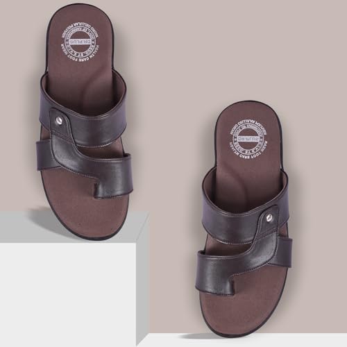 Image of DR PLUS Men's Healthcare, Diabetic and Orthopedic MCR /MCP Footwear /Sandals /Slipper /Chappal