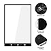 [2-Pack ] BlackBerry KeyOne HD Screen Protector, Protective Film [Case Friendly] [Anti-Scratch] 9H Hardness Tempered Glass Screen Protector,for BlackBerry KeyOne (Black)