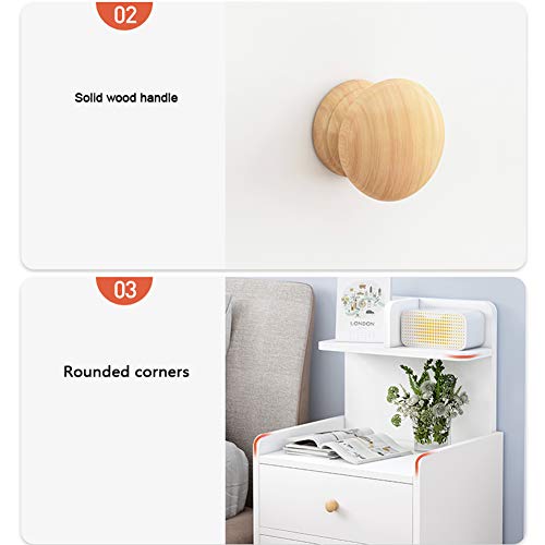 Commode de chevet au design scandinave épuré et finitions soignées - 4