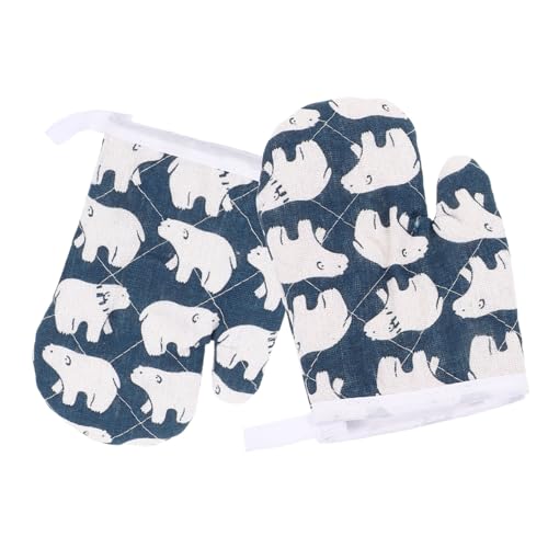 BESTYASH 2 Guantes Antiescaldaduras para Resistentes Al Calor Resistentes A Los Rayos UV De Lona ​​Color