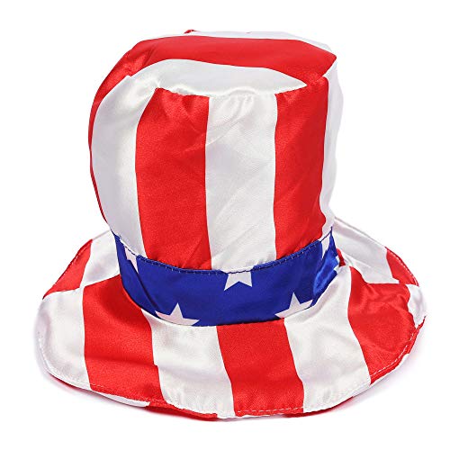Yoption Dog Cat 4Th Of July Costumes, American Flag Patriotic Independence Day Pet Clothes Apparel With Hat (M) #TOP6