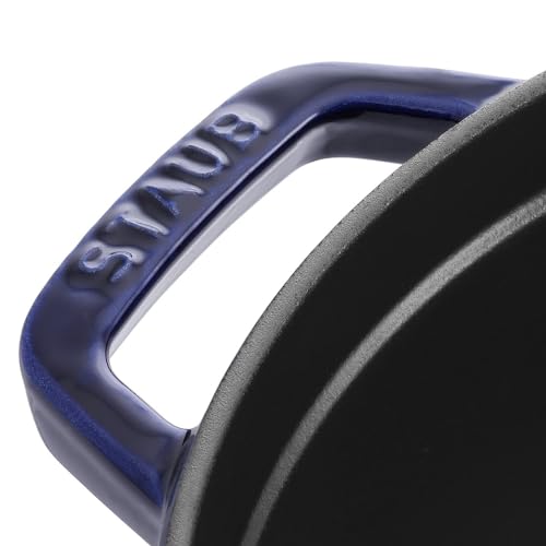 Caçarola Redonda, Ferro Fundido, Azul Marinho, 26 cm, STAUB