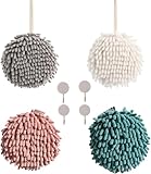Photo Gallery fenxixione morbido assorbente ciniglia palla asciugamano set di 4, asciugatura rapida asciugamano con anello a gancio, asciugamani per bagno & cucina (avorio, grigio nebbia blu rosa) (set di 4) Photo Gallery fenxixione morbido assorbente ciniglia palla asciugamano set di 4, asciugatura rapida asciugamano con anello a gancio, asciugamani per bagno & cucina (avorio, grigio nebbia blu rosa) (set di 4)