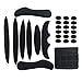 sharprepublic EVA Casco de Repuesto Universal Almohadillas de Espuma Kit de Ciclismo Casco de Ciclismo Kits de Acolchado con Pegatinas mágicas Sombrero de Choque - Negro