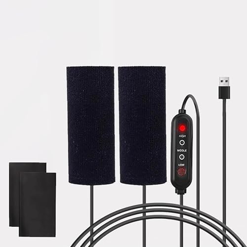 LECREA 1 Juego Puños Calefactables para Moto para BMW R 1250 GS Adventure 2018-2023 2024, 3 Ajustes de Temperatura con Apagado Automático, para Moto, Scooter, Bicicleta Eléctrica