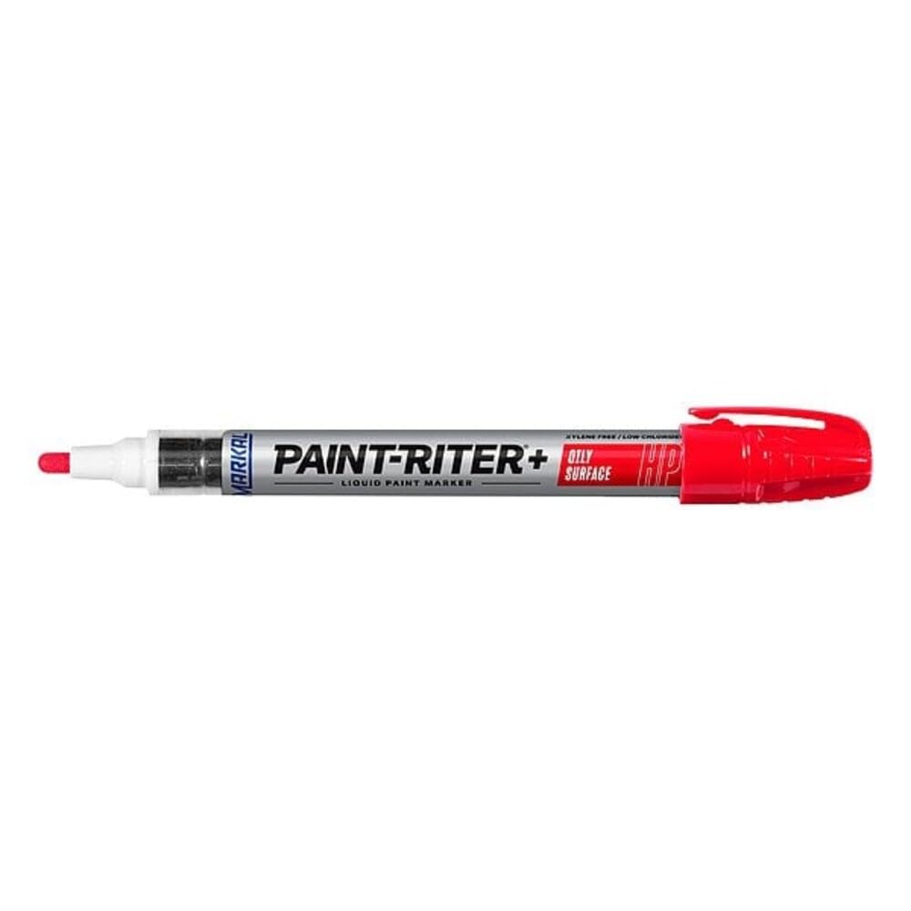 Markal PRO LINE Paint Pen – Schreibt Auf Allen Oberflächen, Rot, 2 Stück