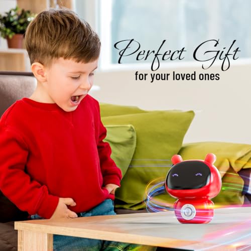 Image of Mirana Mr. Robot | Smart Interactive Talkback Toy for Kids | USB Rechargeable Type-C | in-Built Music | Best Gift for Boys & Girls 2 3 4 5 6 7 8+ Years (Red)
