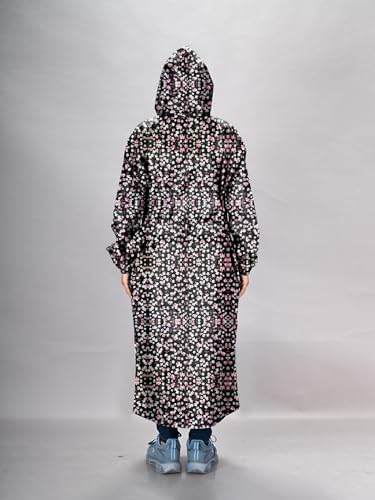 Image of LUX VENUS Printed Over coat Rainwear for Women