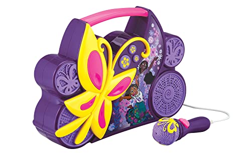 Ekids Disney Encanto Sing Along Boom Box Speaker With Microphone For Fans Of Disney Toys, Kids Karaoke Machine With Built In Music #TOP1