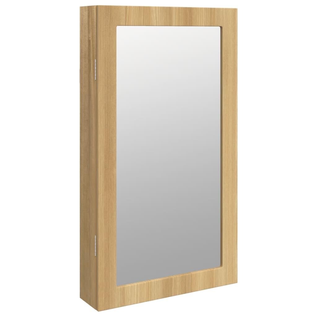 vidaXL vidaXL Espejo con joyero y Luces LED para Pared