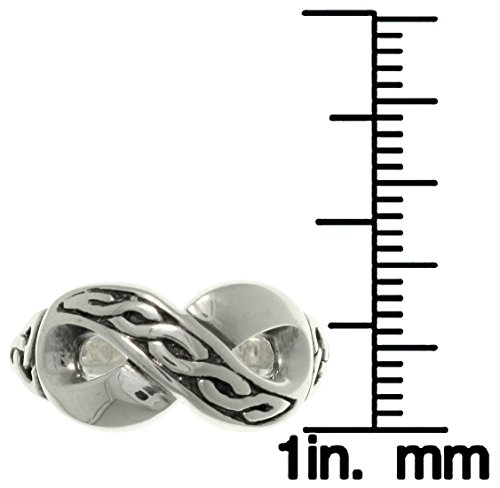 Sterling Silver Celtic Triquetra Trinity Knot Infinity Ring Whole Sizes 5-132