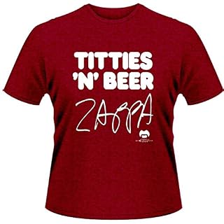 KPE Frank Zappa ‘Titties N Beer’ T-Shirt - Les Beatles, Paul McCartney, John Lennon, RIngo Starr, George Harrison