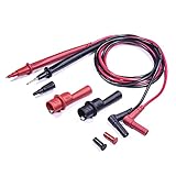 BOCEUC Multimeter Probe Set, Alligator Crocodile Test Clip Clamp CAT III 1000 V, CAT IV 600 V, 10 A