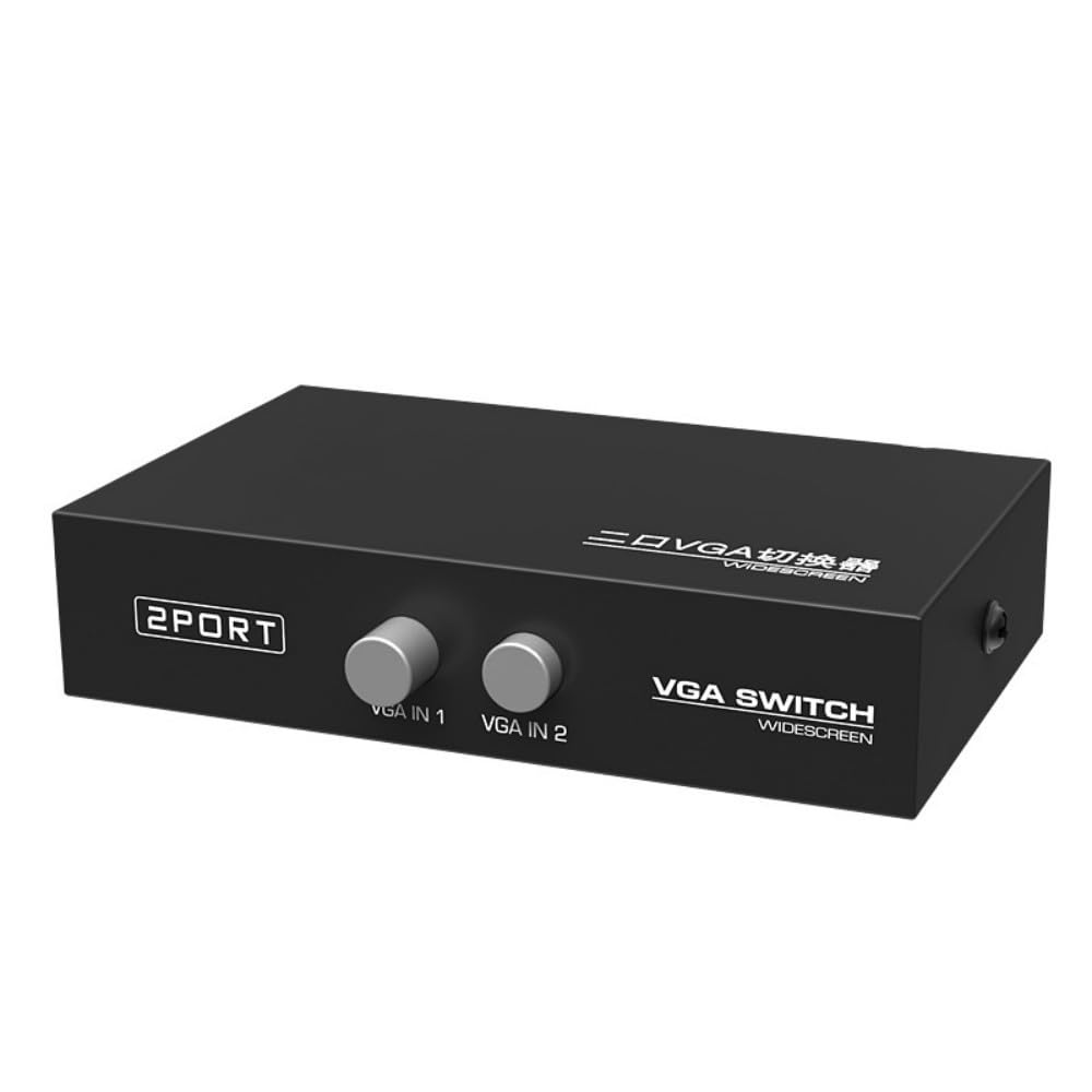 2 porte VGA Video switcher 2 in 1 Out 1 in 2 Out bidirezionale Condivisione Video Mutua Computer Host Esterno VGA TV Monitor Proiettore Selettore Switch Box 1 Host alla volta