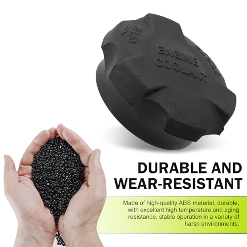 pinflaw Car Radiator Tank Cover, Coolant Reservoir Cap, #2544126100 Seal Cap, Compatible with Hyundai Kia Santa Fe (Black) - Thumbnail 6