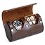 Dark Brown 1 Slot Watch and 1 Slot Cufflink box