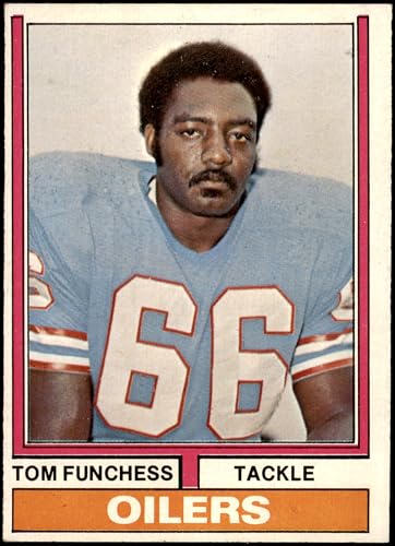 1974 Topps #527 Tom Funchess Houston Oilers (Football Card) VG/EX Oilers Florida