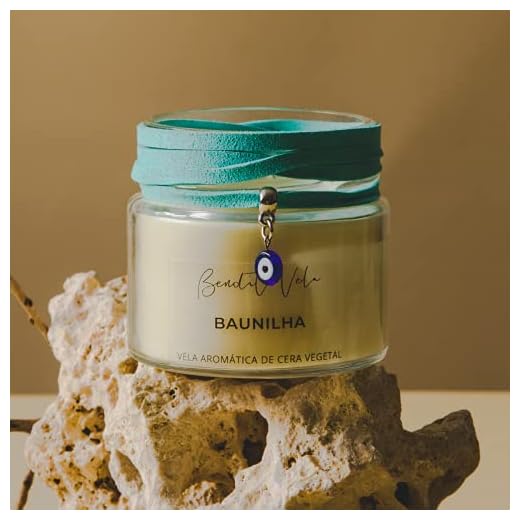 Vela Vegetal Aroma Baunilha Vidro Og - Bendita Vela