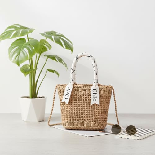 Monedero de rafia mini en tono caqui ideal para tus días de playa y vacaciones de verano 6