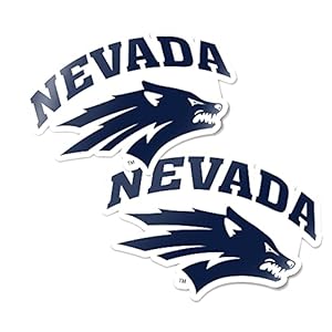 University of Nevada Reno UNR Wolf Pack Sticker Vinyl Decal Laptop Water Bottle Car Scrapbook (4 Inch Set V1)