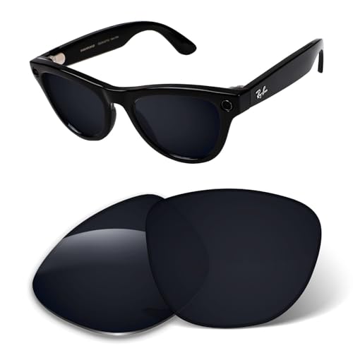 Image of 1.6MM Transition Replacement Lenses Compatible with Ray-Ban Meta Skyler RW4010 /RW4014 52mm Smart Glasses, Scratch-Proof