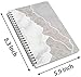 Yansanido Spiral Notebook, 8 Pcs A5 Marble Design Thick Hardcover 7mm College Ruled 80 Sheets -160 Pages Journals for Study and Notes (8 Style A5)
