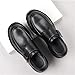 Dwihuize Zapatos De Vestir con Plataforma para Hombre Mocasines con Hebilla Y Punta Redonda Cómodos para La Oficina Imagen de Dwihuize Zapatos De Vestir con Plataforma para Hombre Mocasines con Hebilla Y Punta Redonda Cómodos para La Oficina