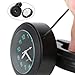 SLYHHZHMY Motorcycle Car Clock Bicycle Clock Glow-in-The-Dark, Waterproof Motorcycle Bicycle Handlebar Clocks 2.2-2.5 Cm Handlebar Universal (Black Color)
