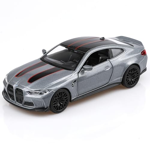 Modelo a escala 1:36 BMW M4 CSL plateado miniatura 1