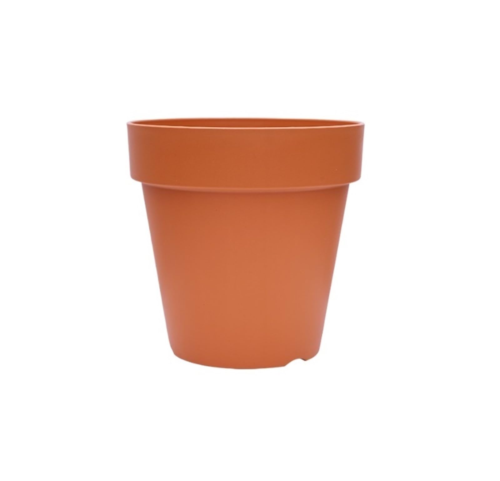 JUAKSQZYI Round Planters with Drainage Trays Light Durable Flower Pots Plant Container, for Garden Patio Home Decor(Rojo)