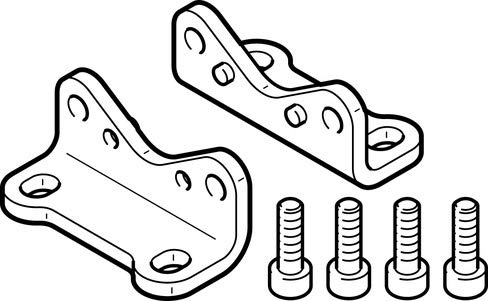 Festo 150735 Model HP-63 Foot Mounting