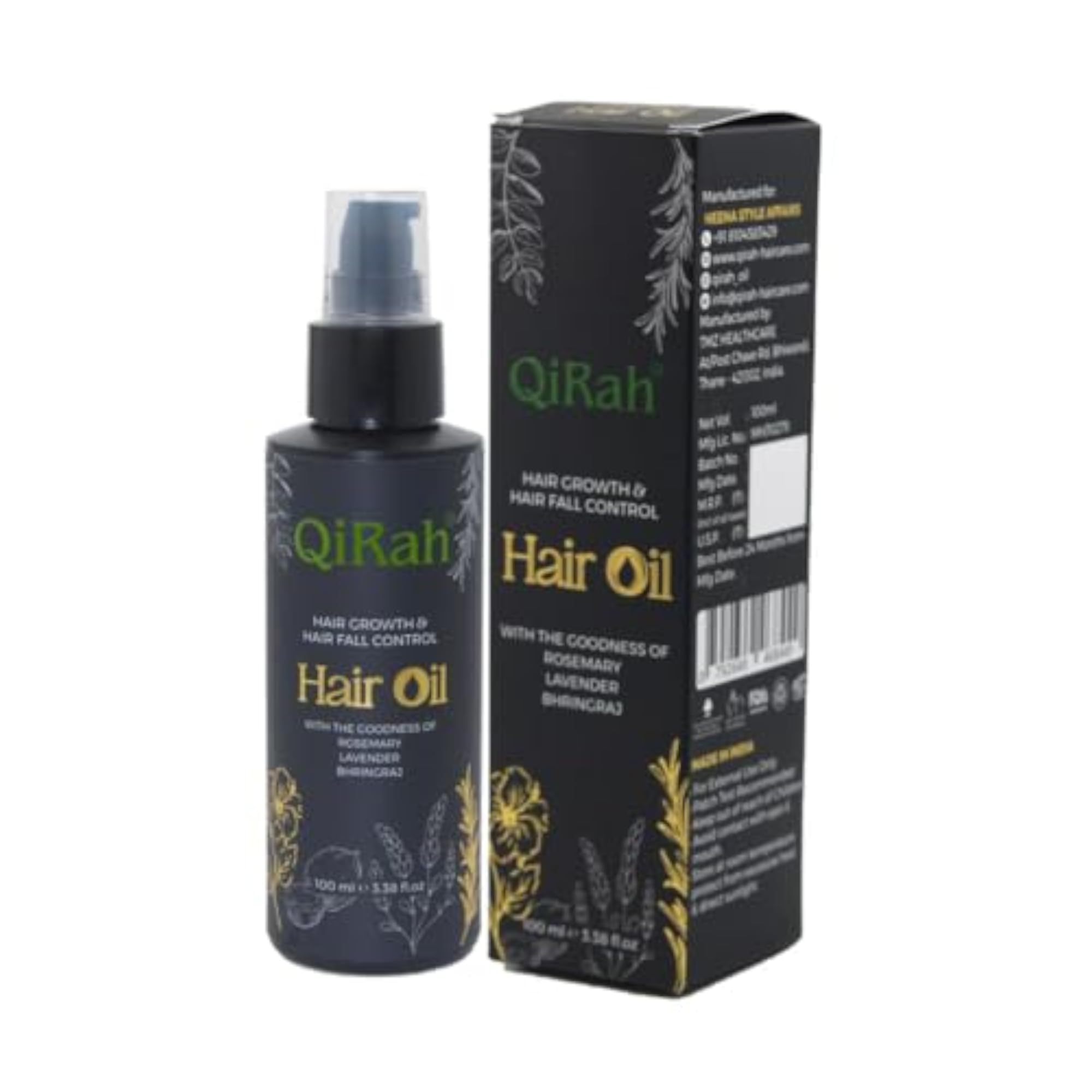 Natural Hair Growth Oil for Men & Women, 100ml