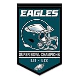Philadelphia Eagles 2 Time Super Bowl Champions Banner Pennant