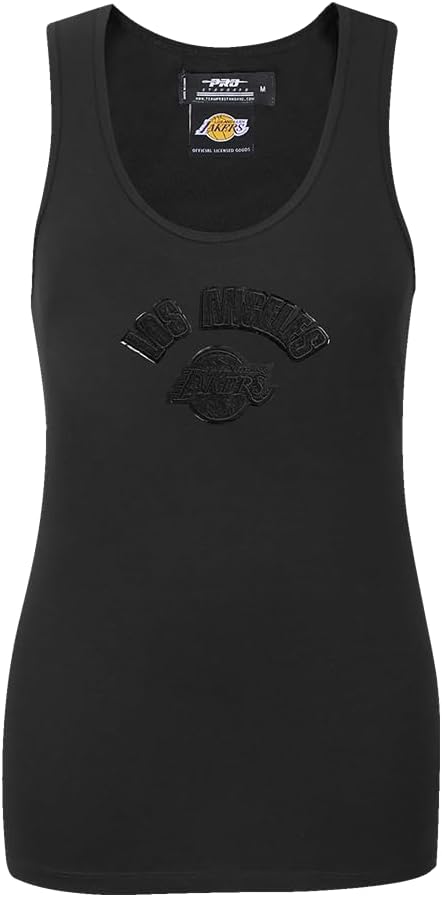 Pro Standard NBA Womens Womens NBA Classic Triple Black Cotton Tank Top
